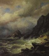 Sturm an der Kuste